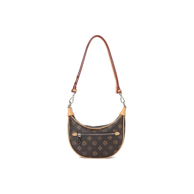 TUCANO PVC Crossbody Bag, Shoulder Bag Trumpets Women's Coffee-3
