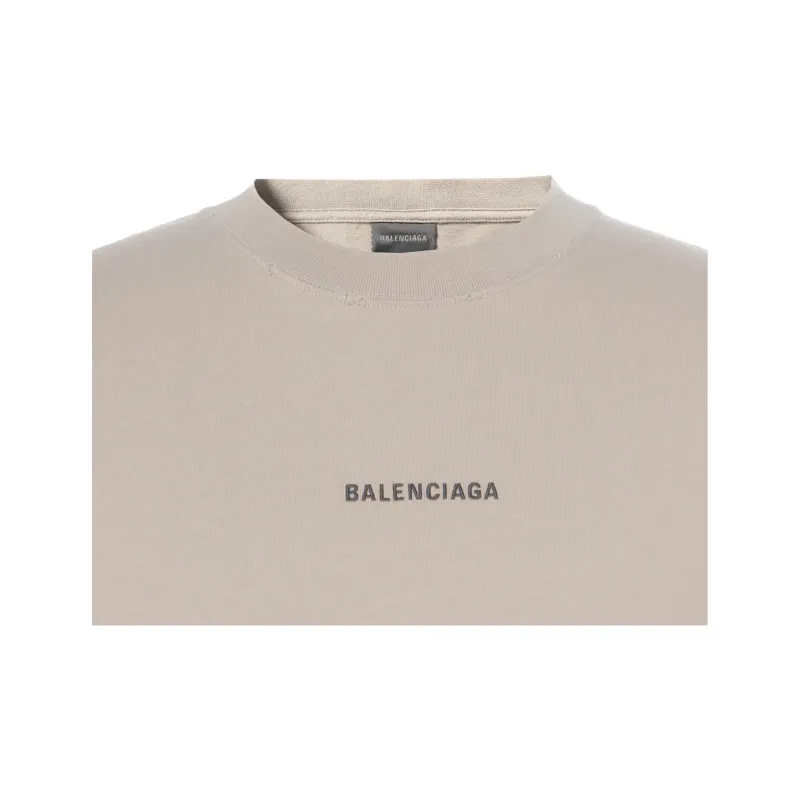 Balenciaga SS23 T Shirt Loose Fit Men's Ecru-5