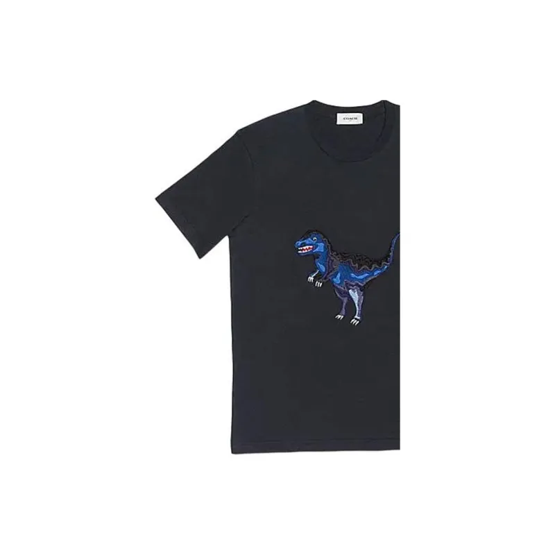 COACH T Shirts Men Navy-4