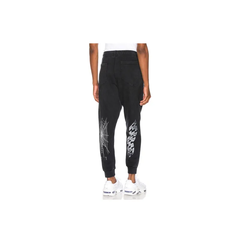 RHUDE Knitted Sweatpants Men Black-4