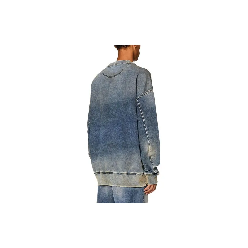 DIESEL Sweatshirts Men Blue-2
