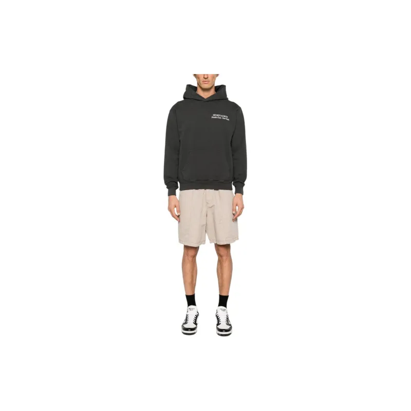 SPORTY & RICH New Drink More Water Cotton Hoodie-2