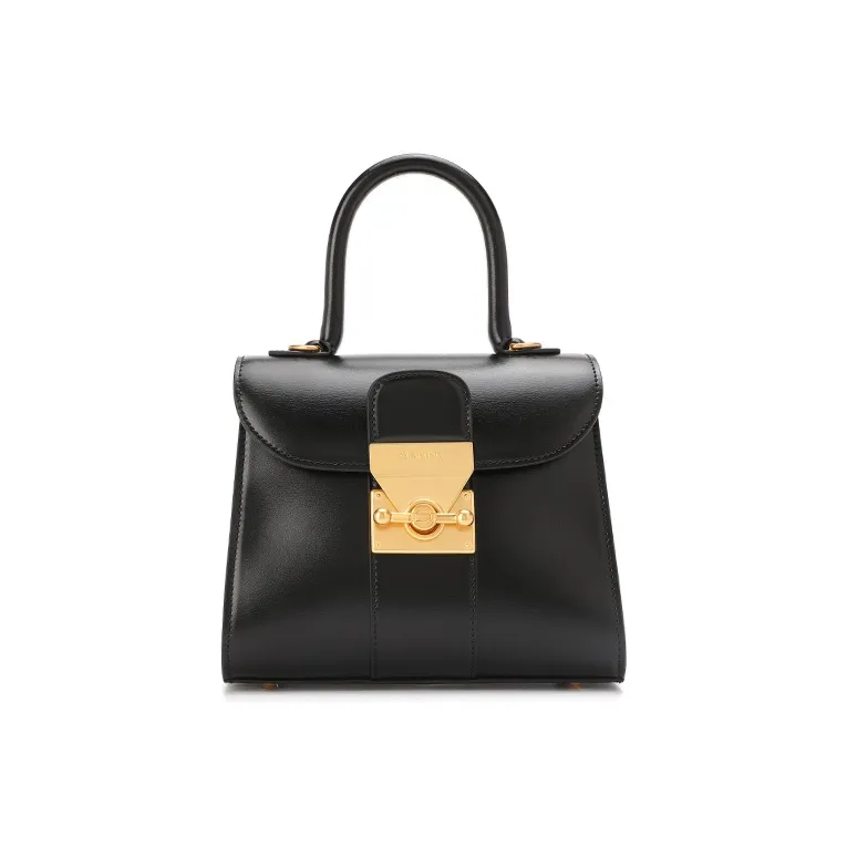 Clannad Cow Leather Shoulder Bag, Crossbody Bag, Handbag Small Size Women's Black-1