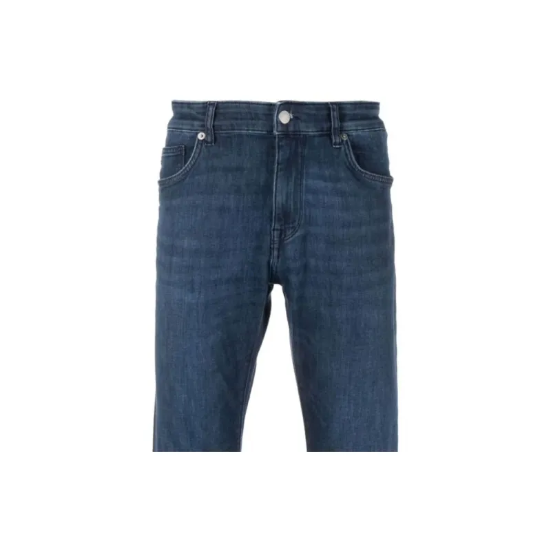 HUGO BOSS Logo patch Tapered leg Jeans-5