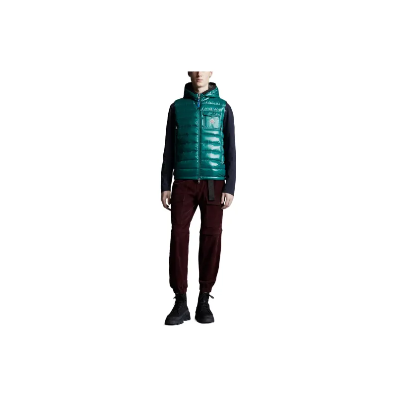 Moncler Vests Men Green-1