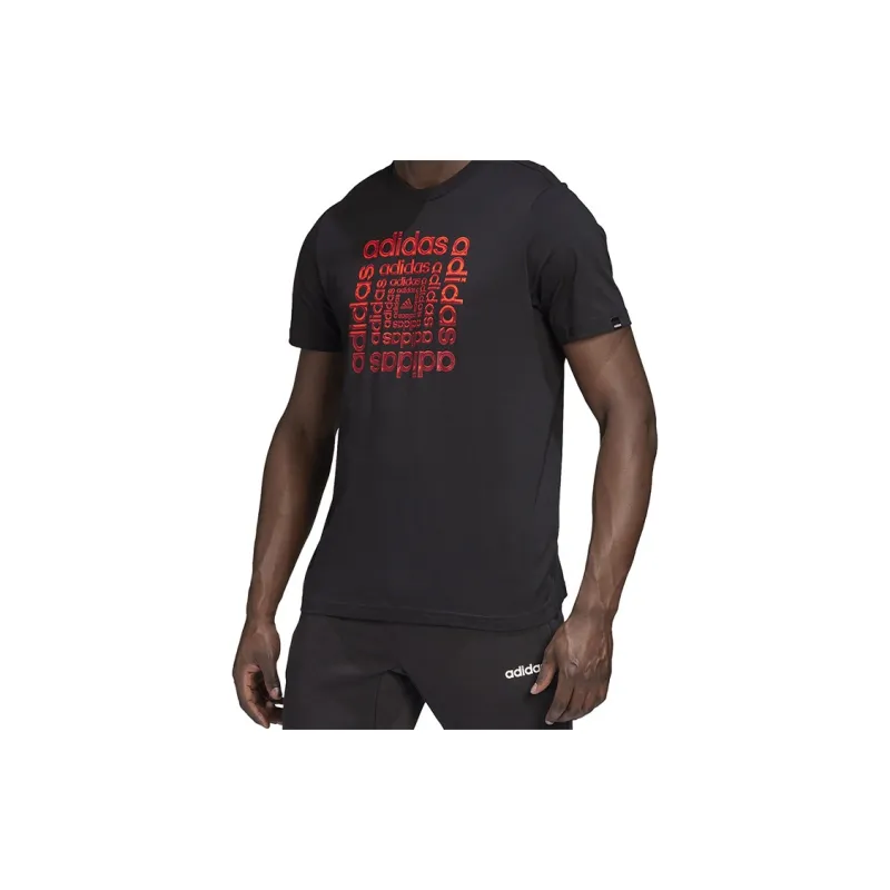 Adidas T Shirts Men Black-2