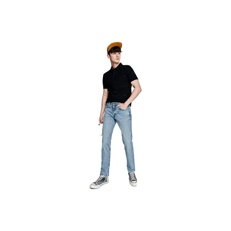 Lee Polo Shirts Men Black-5