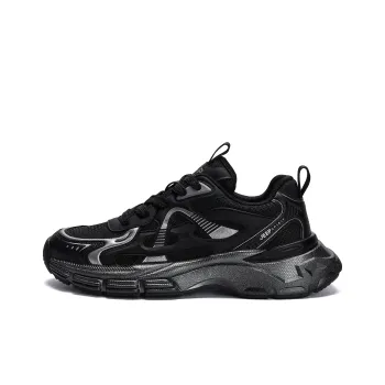 JEEP SPIRIT Low Top Chunky Sneakers Men's Graphite Silver