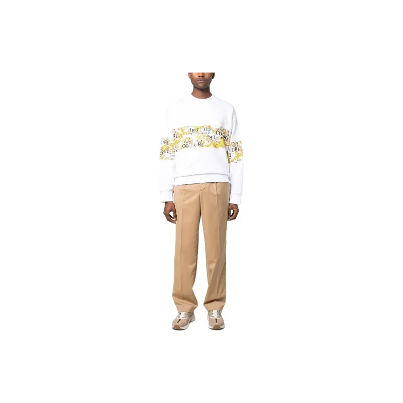 VERSACE JEANS COUTURE Sweatshirts Men White-1