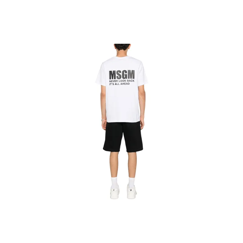MSGM T Shirts Men White-2