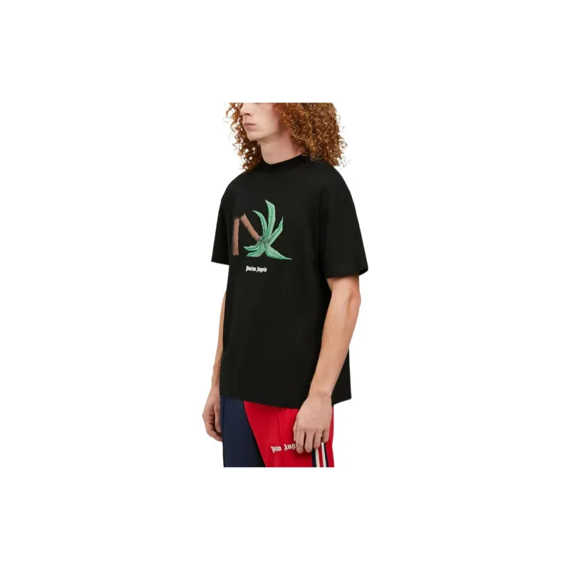 PALM ANGELS Broken Palm Classic T Shirt-4