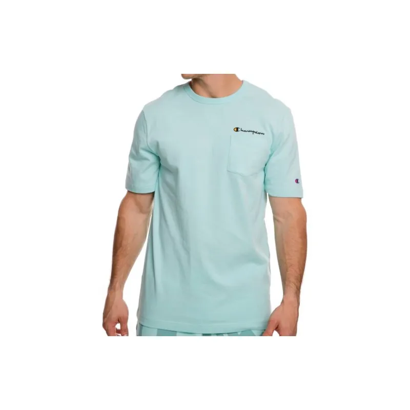 Champion Straight T Shirt US Version Men's Mint Green-1