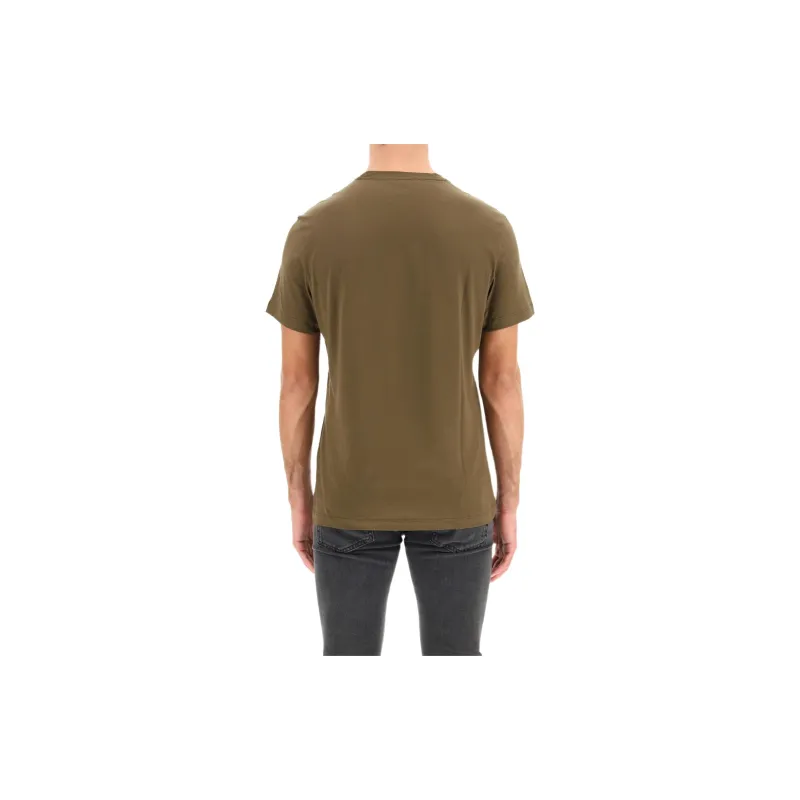 VERSACE T-Shirts Men Dark Green-2