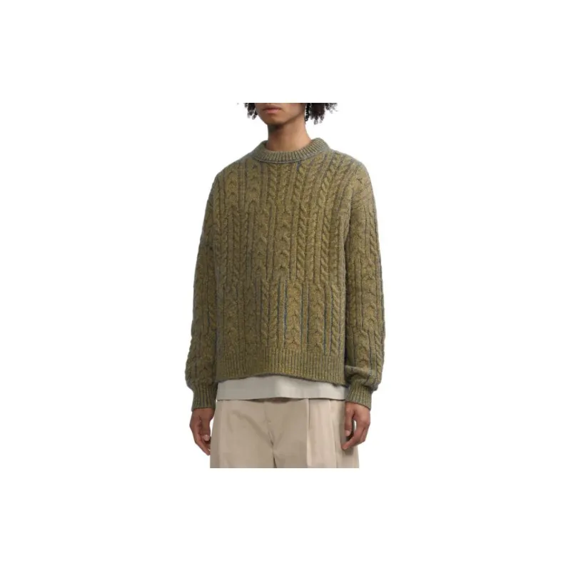 Acne Studios Sweaters Men Mustard Yellow-3