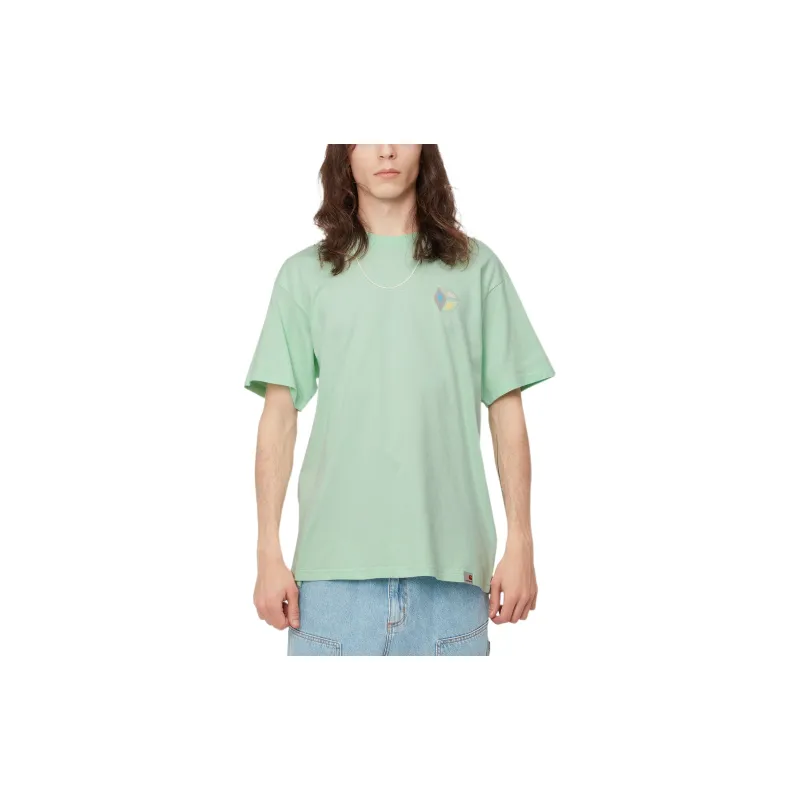 Carhartt WIP T Shirts Men Light Green-3