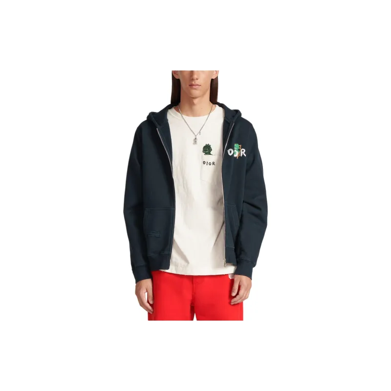 DIOR SS24 Sweatshirt Men's Navy-3