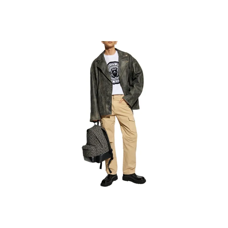 BALMAIN Pocket Detailed Tapered Leg Trousers-2