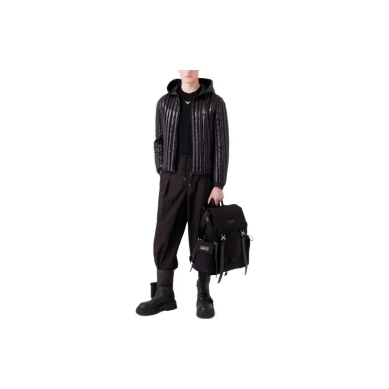 EMPORIO ARMANI FW23 Sweater Men's Black-5