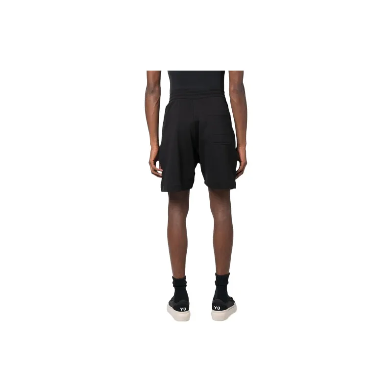 Y 3 Logo Printed Drawstring Track Shorts-2