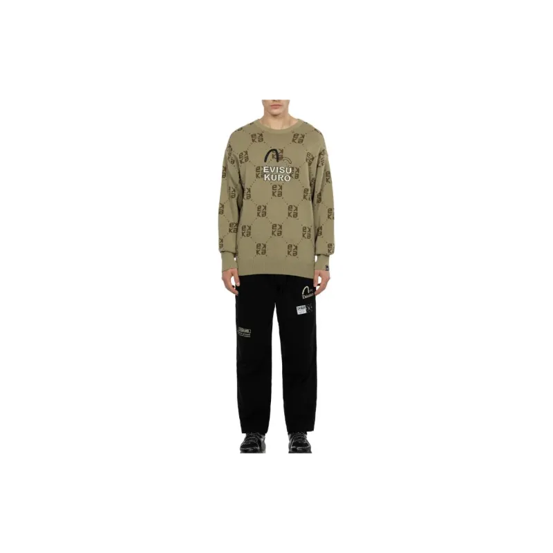 EVISU Sweaters Men Apricot-5