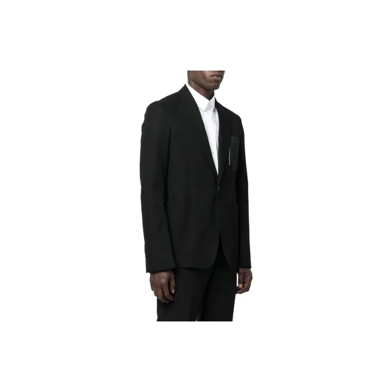 Alexander McQueen Chest Pocket SIngle Breasted Blazer-2