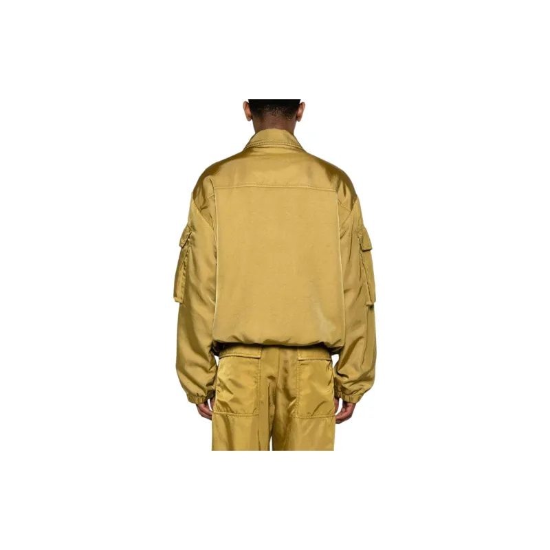 DRIES VAN NOTEN SS24 Jackets Coats Men's Light Olive Green-2