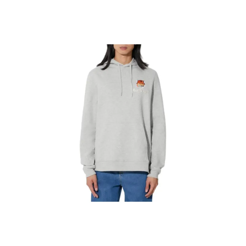 Maison Kitsune Barbour X Mk Fox Head Hoodie-3