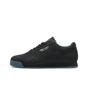 PUMA Roma Anti-Slip Wear-Resistant Low-Top Casual Shoes Women's Black