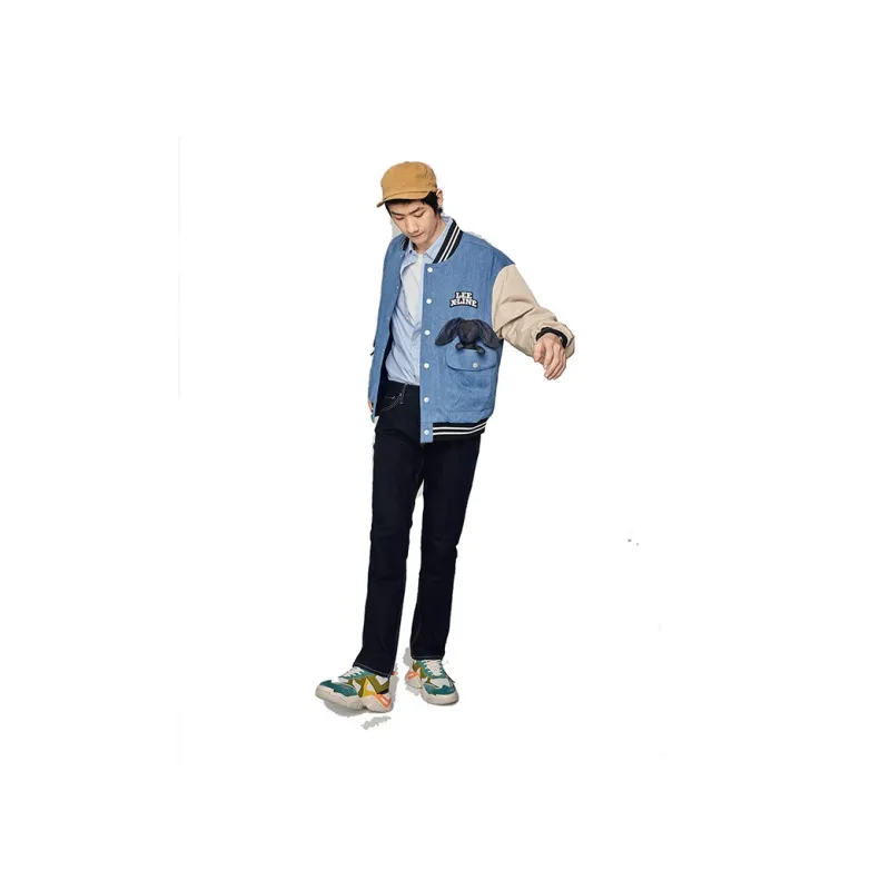 Lee Baseball Jacket Unisex Blue-2