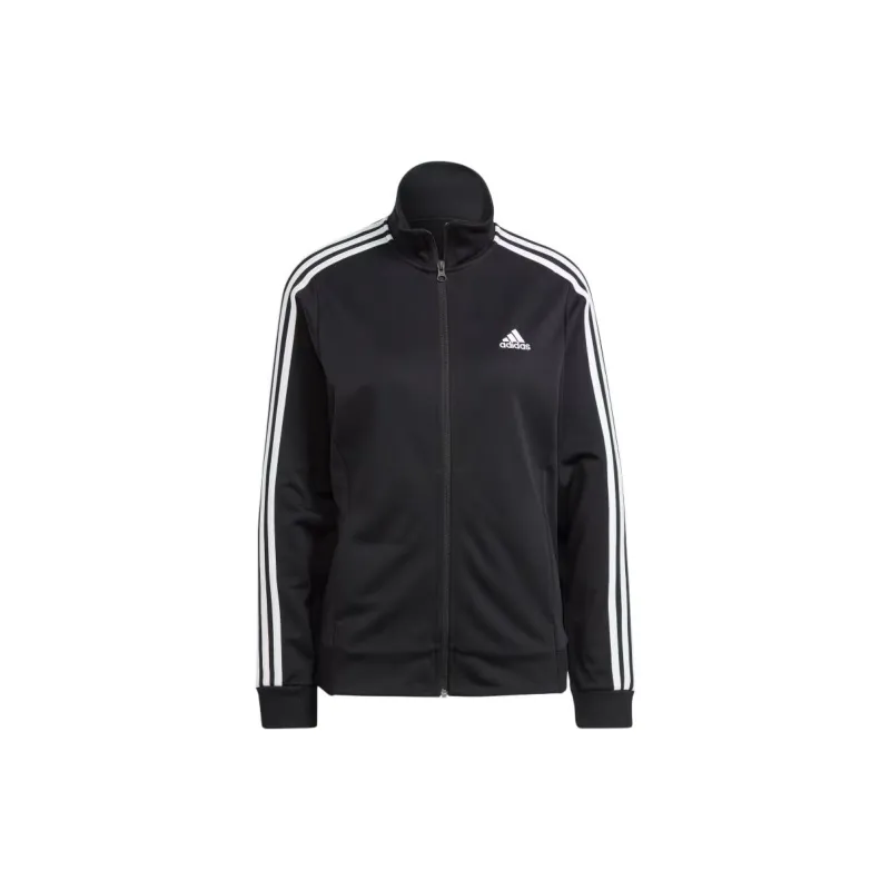 Adidas 3-STRIPES DOUBLEKNIT TRACK SUIT Sweatshirt Set Women's Black-1
