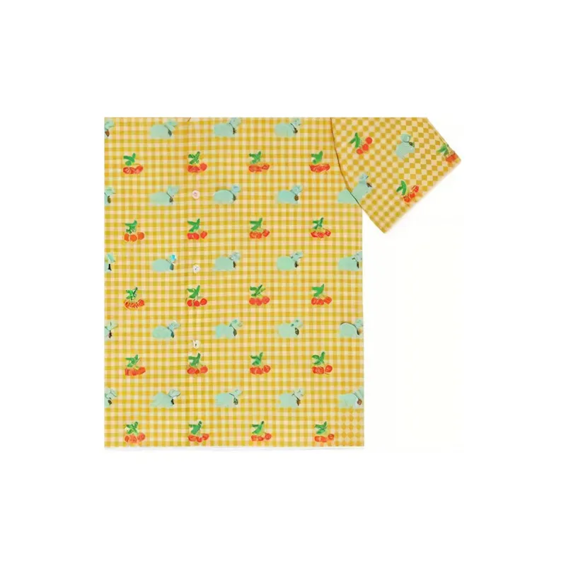 GUCCI X Harry Styles Co branded Shirt Men's Yellow-3