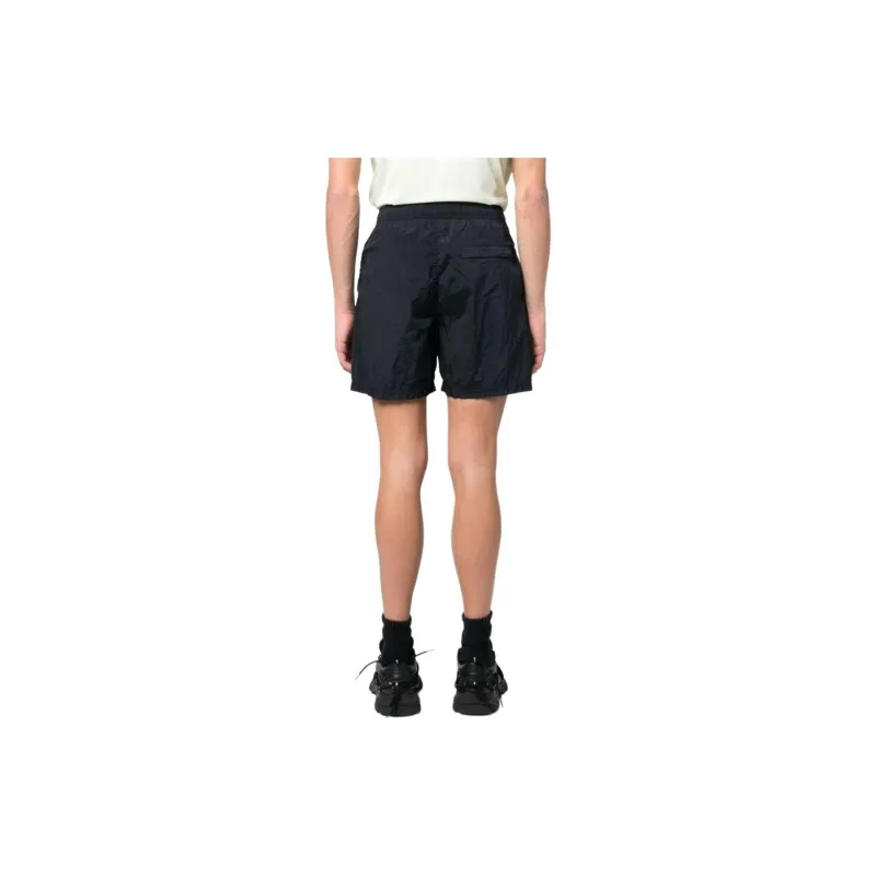 STONE ISLAND Logo-Patch Swim Shorts-3