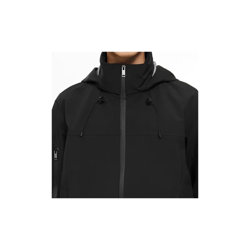 Unawares. Windbreaker Jackets Unisex Black-2