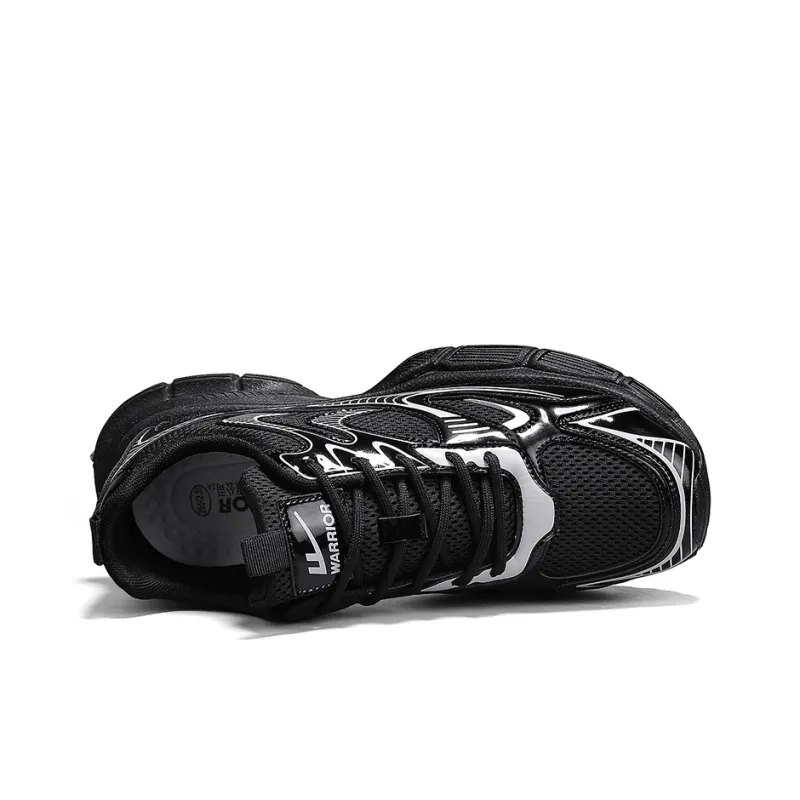 Warrior Abrasion Resistant Height Increasing Low Top Casual Running Shoes Men's-17