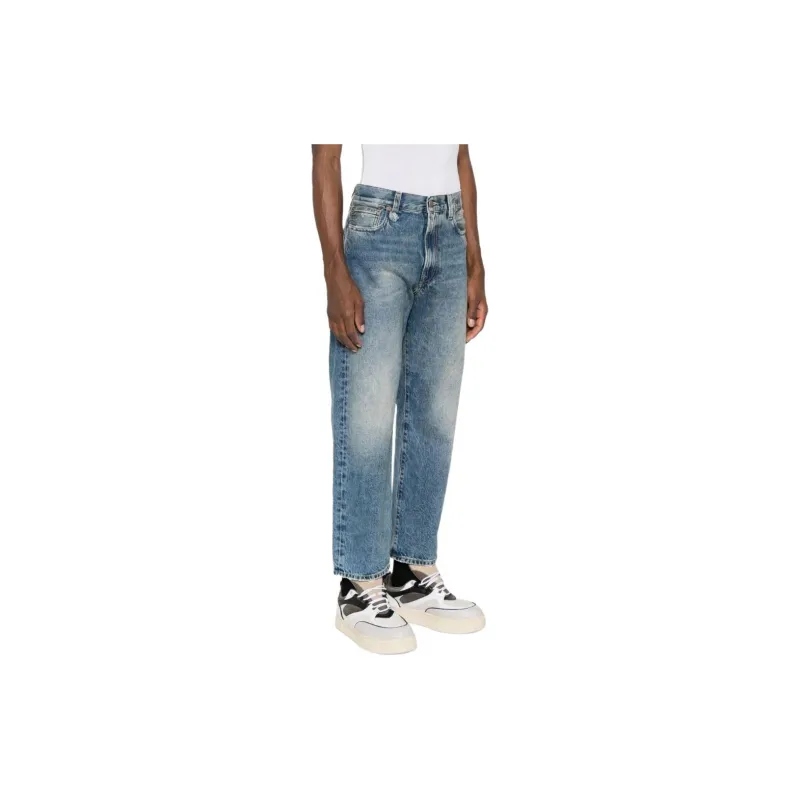 R13 Distressed Straight-leg Jeans-3