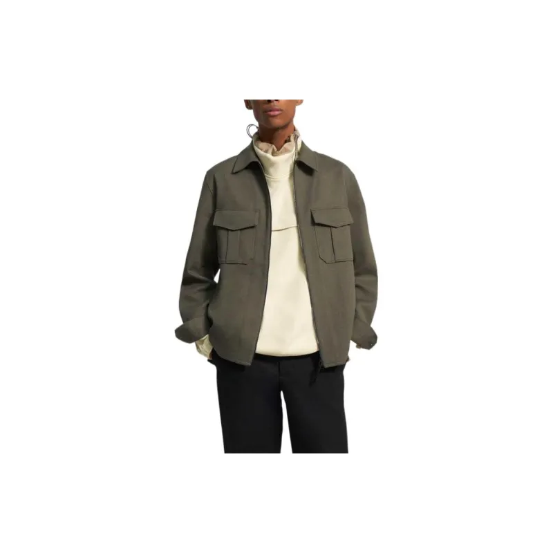 THEORY Jackets Men Army Green-3