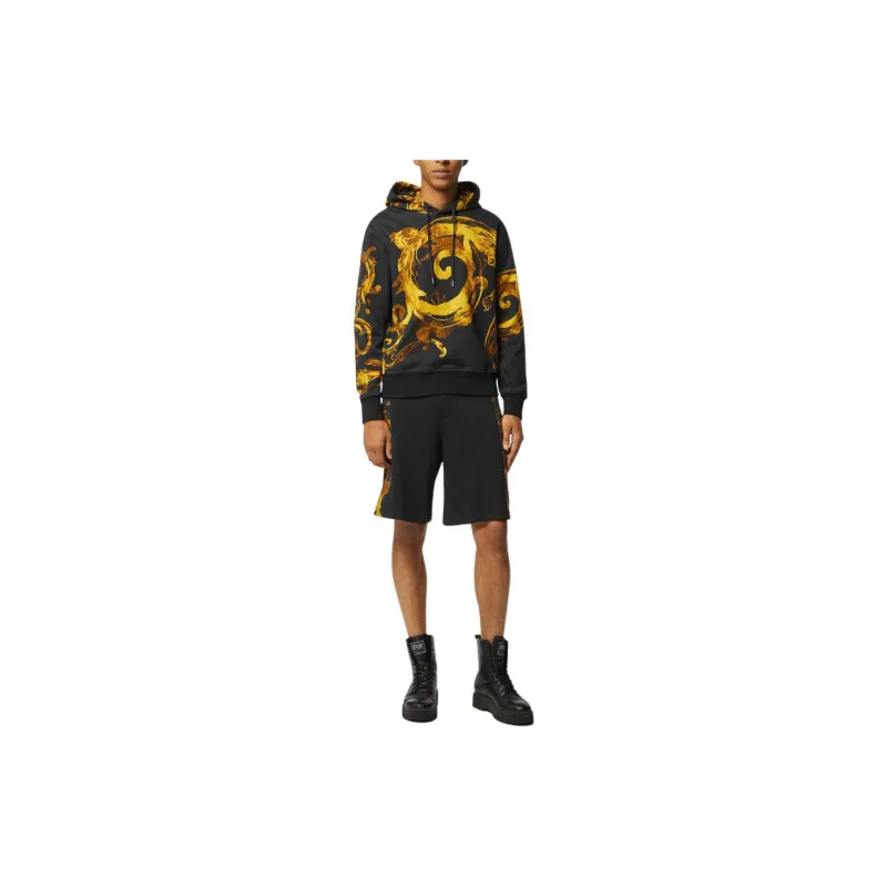 VERSACE JEANS COUTURE Watercolor Couture Drawstring Hoodie-3