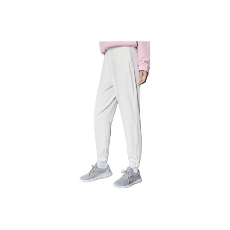 Adidas Casual Pants Women's Pink White-4