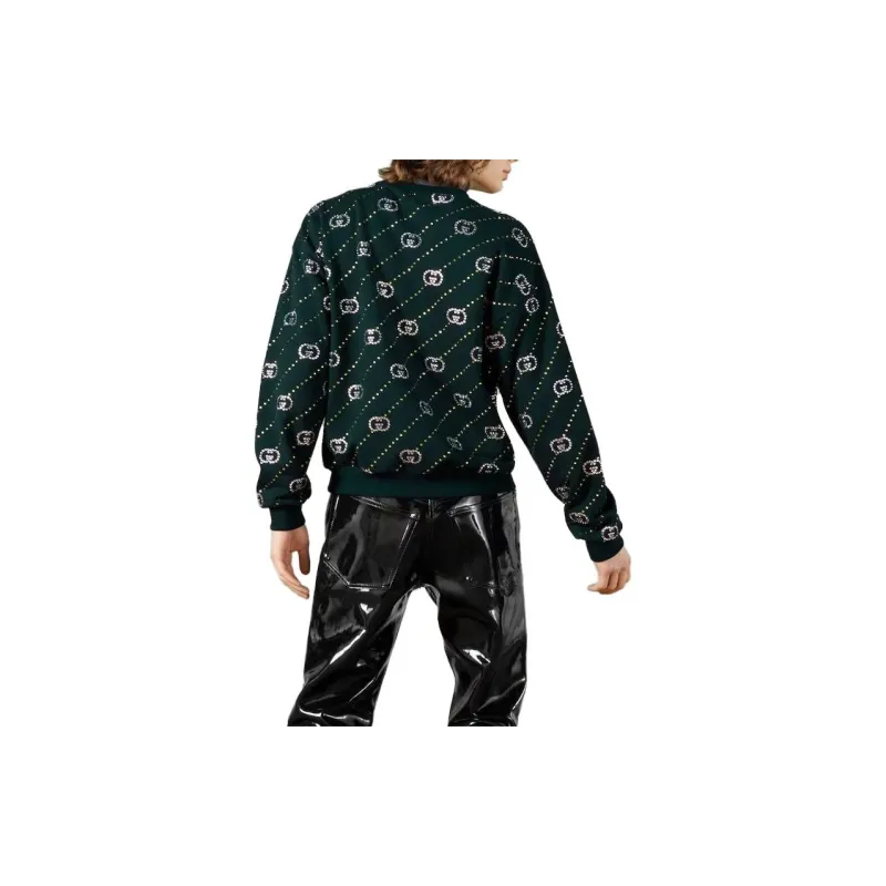 GUCCI Logo Embellished Crewneck Sweatshirt-2