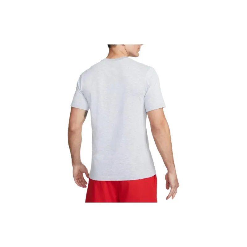 Nike Dri FIT Slub 'White/Smoke ' T shirt-2
