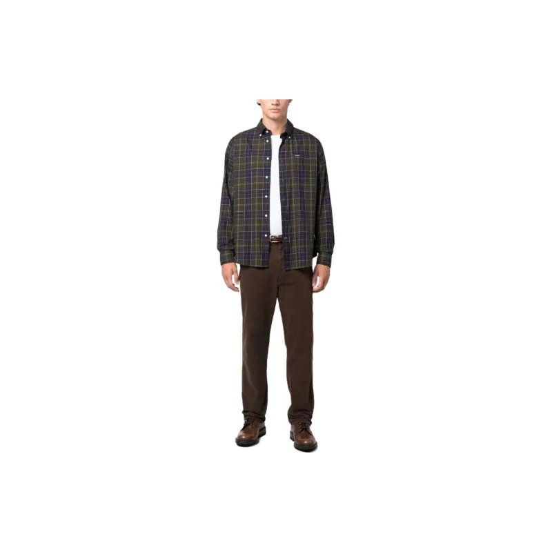 BARBOUR Checked Buttoned Shirt-1