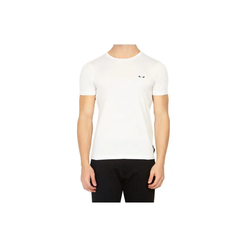 FENDI T Shirts Men White-3