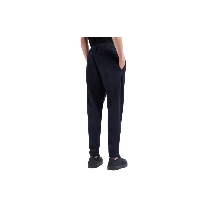 EMPORIO ARMANI Tapered Leg Twill Weave Trousers-2