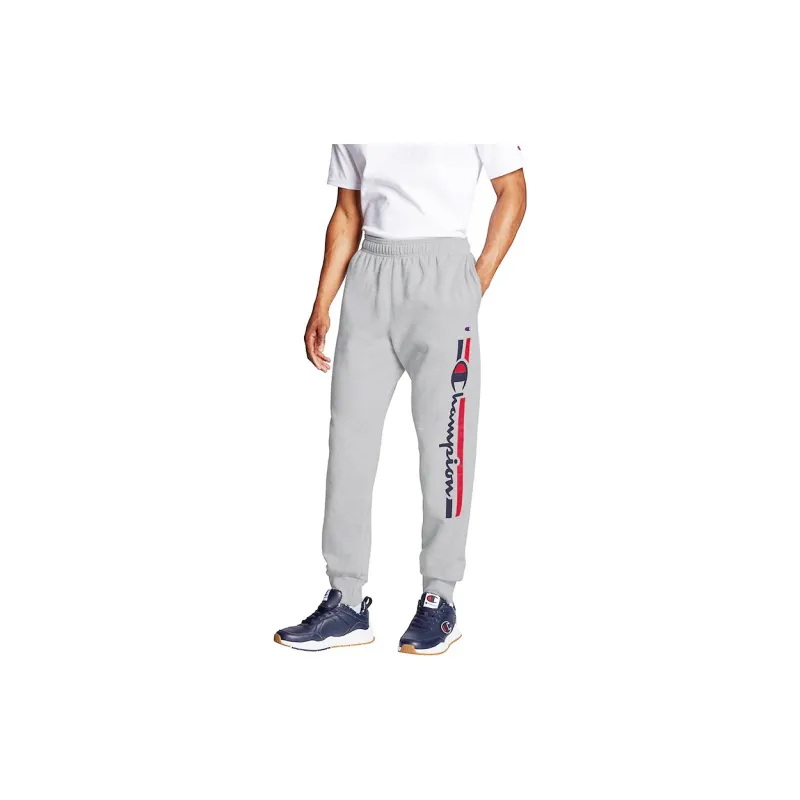Champion Knitted Sweatpants Unisex Gray-3