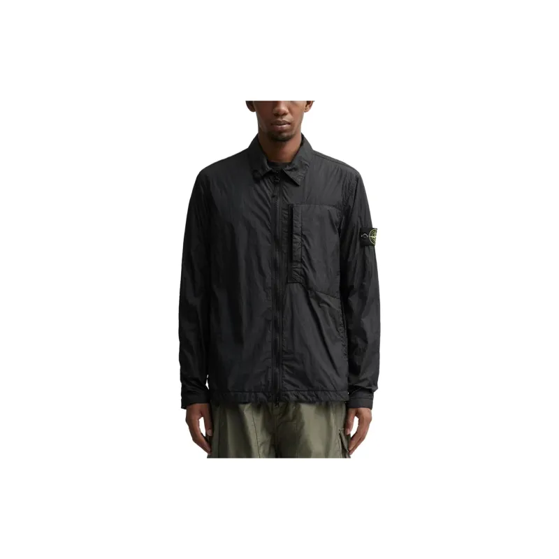 STONE ISLAND Jackets Men Black-3