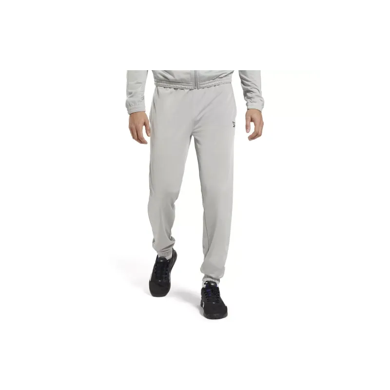 Reebok RI VECTOR KNIT TRACKPANT Knitted Sports Pants Men's Light Gray-1