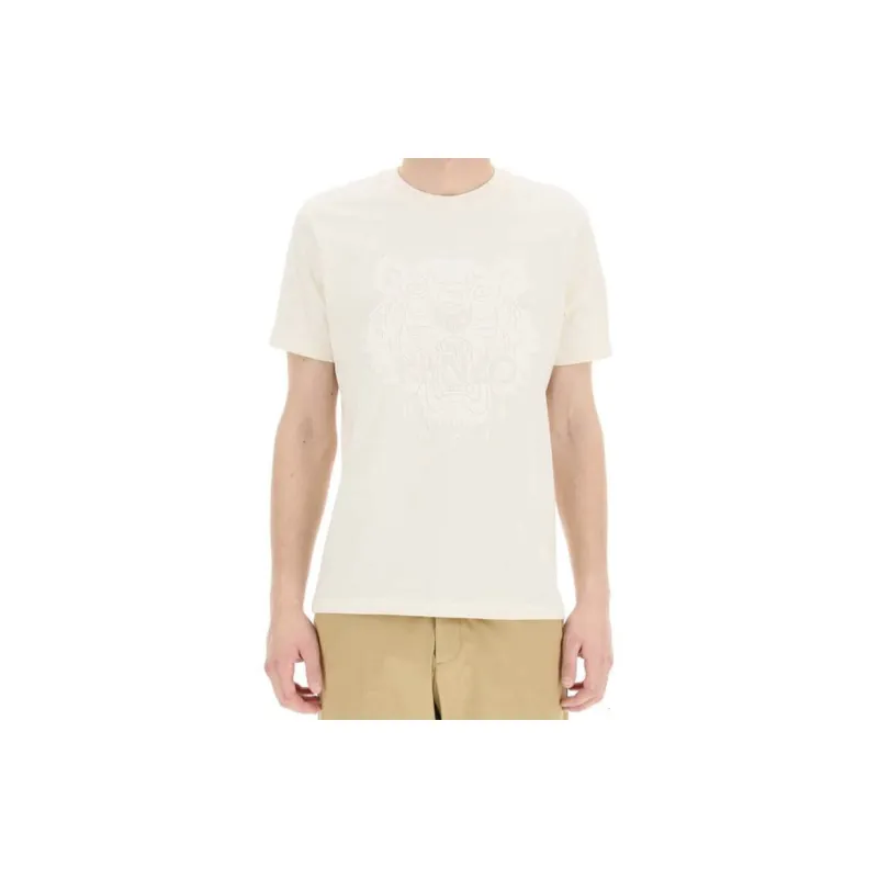 KENZO T-Shirts Men Beige-2