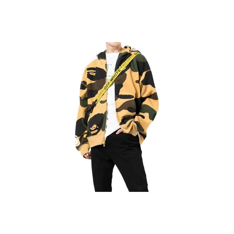 Bape Giant 1st Camo Wide Pullover Hoodie-1