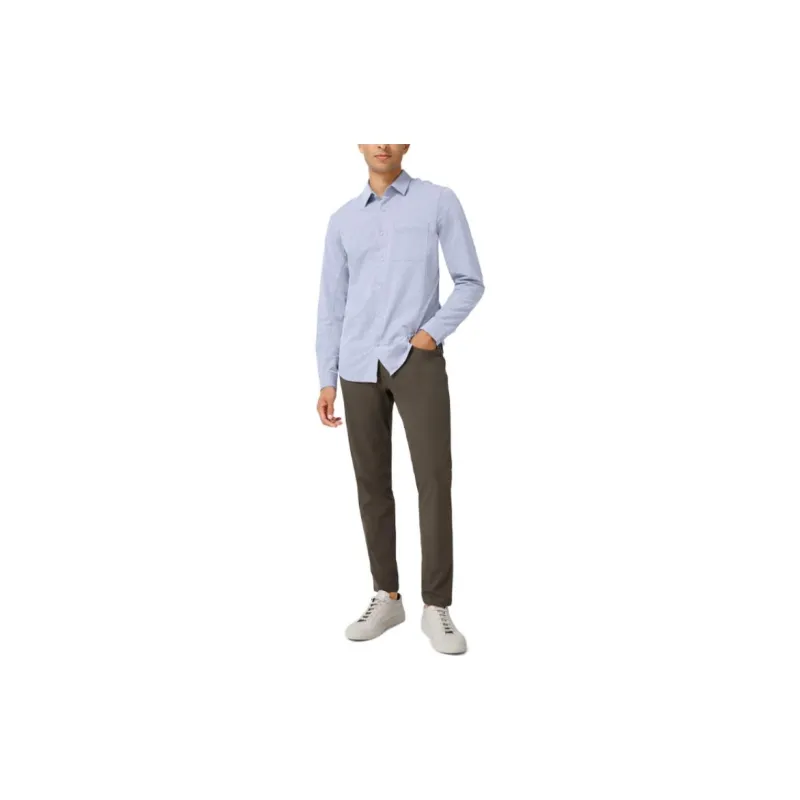 Lululemon Commission Shirts Men Bay Blue-2