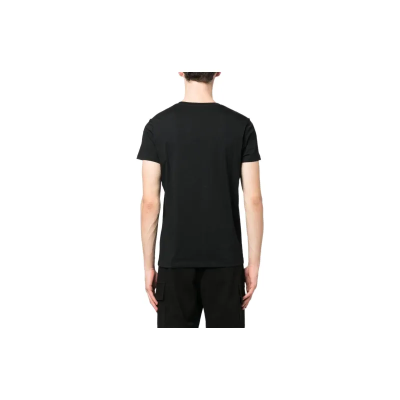 BALMAIN Logo Printed Crewneck T Shirt-2